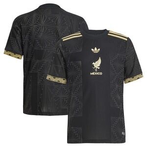 Black and Gold Mexico 2025 Jersey 
Size M in kids which would be 9-11 year old